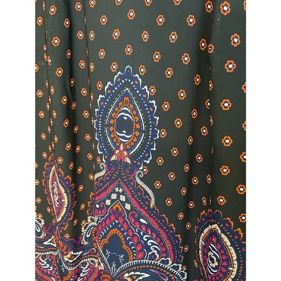 A. Byer Cold Shoulder Boho Dress size Medium - Picture 4 of 9